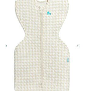 Love to Dream Swaddle Sack in Cream Houndstooth